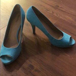 Blue heels